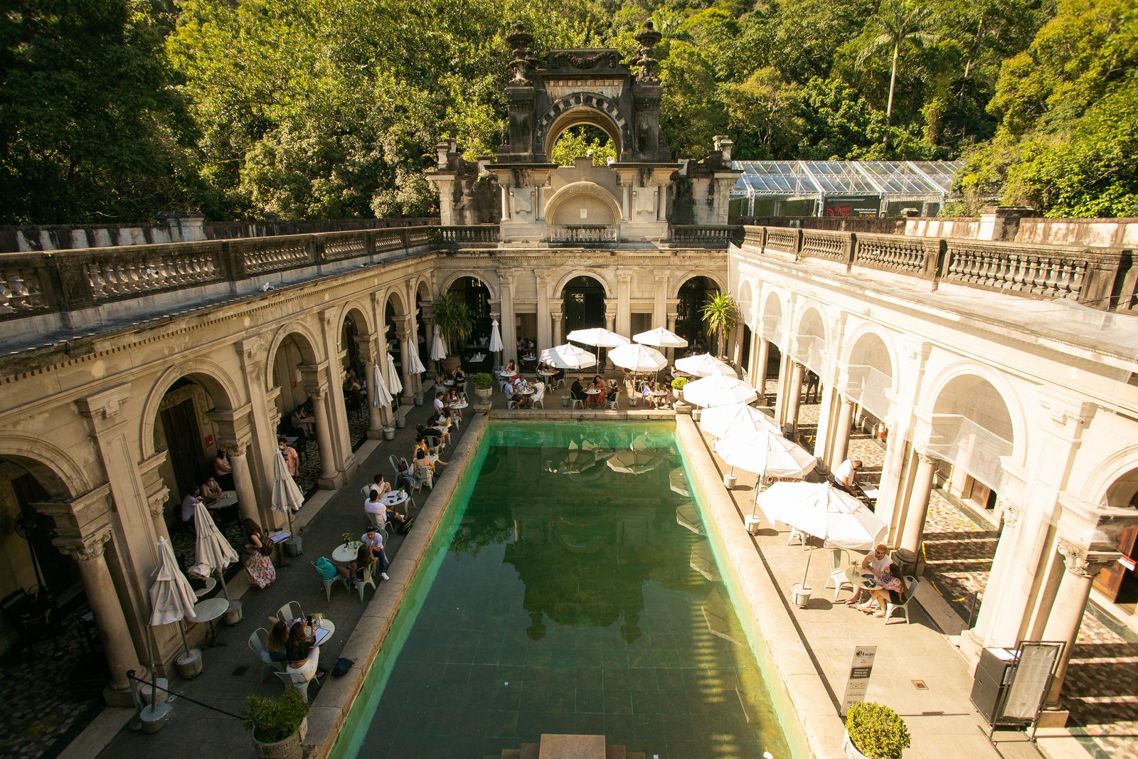 Pátio interno Parque Lage - RJ