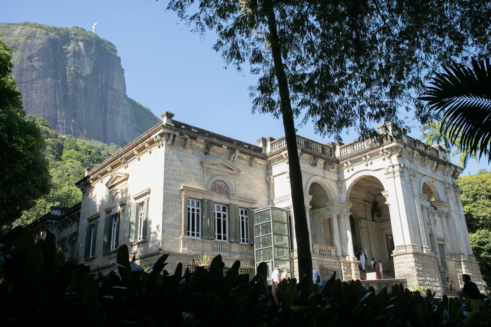 Parque Lage e o Cristo Redentor ao fundo