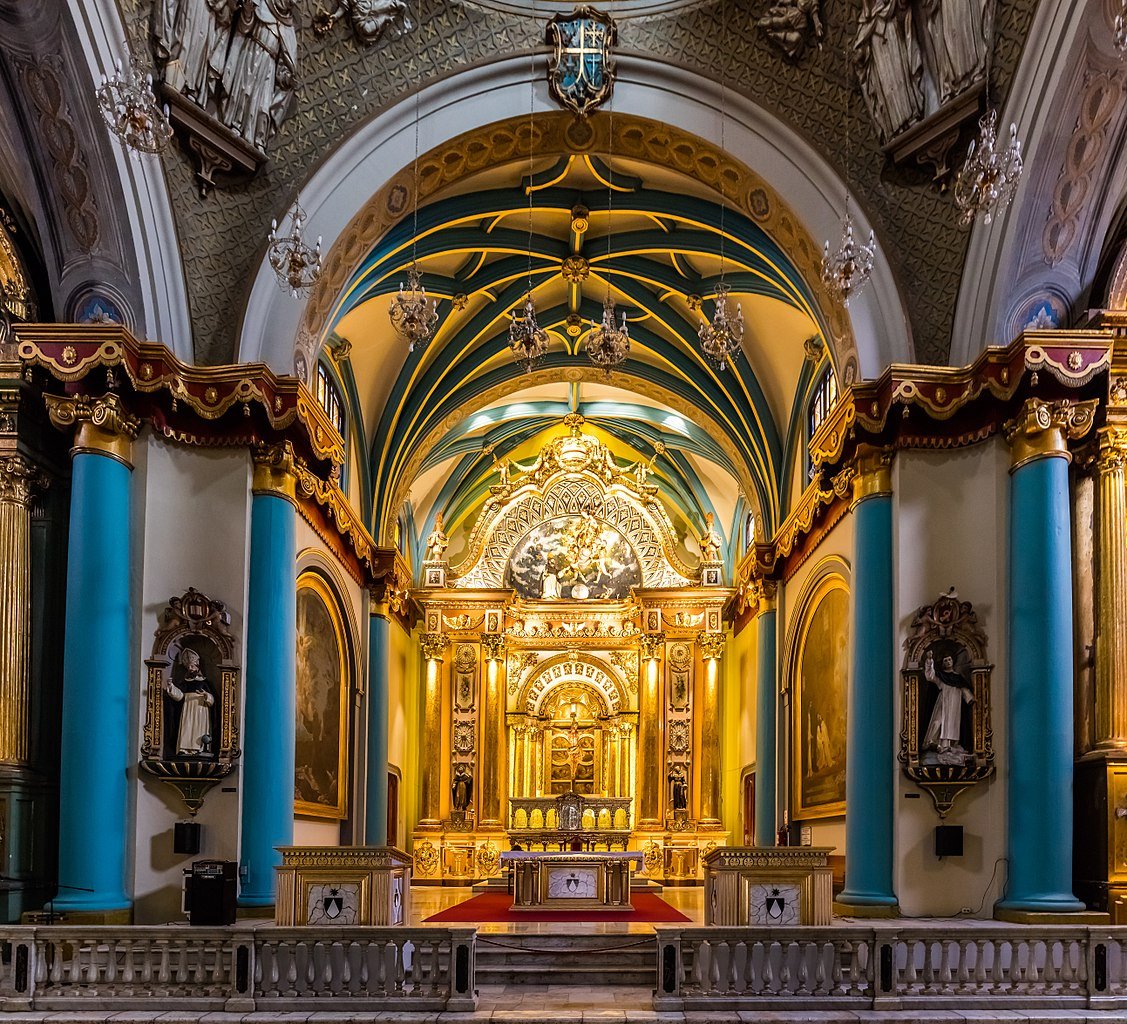 Altar maior Igreja São Domingo.
